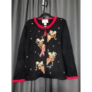 Ugly Christmas Sweater Xmas Cardigan Size Small